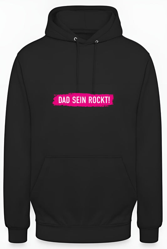 Hoodie | schwarz | Dadseinrockt